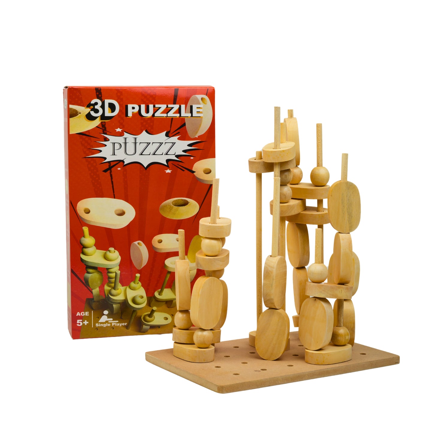 PUZZZ Unique 3D Constructional Puzzle Game For Age 5 Years & Above