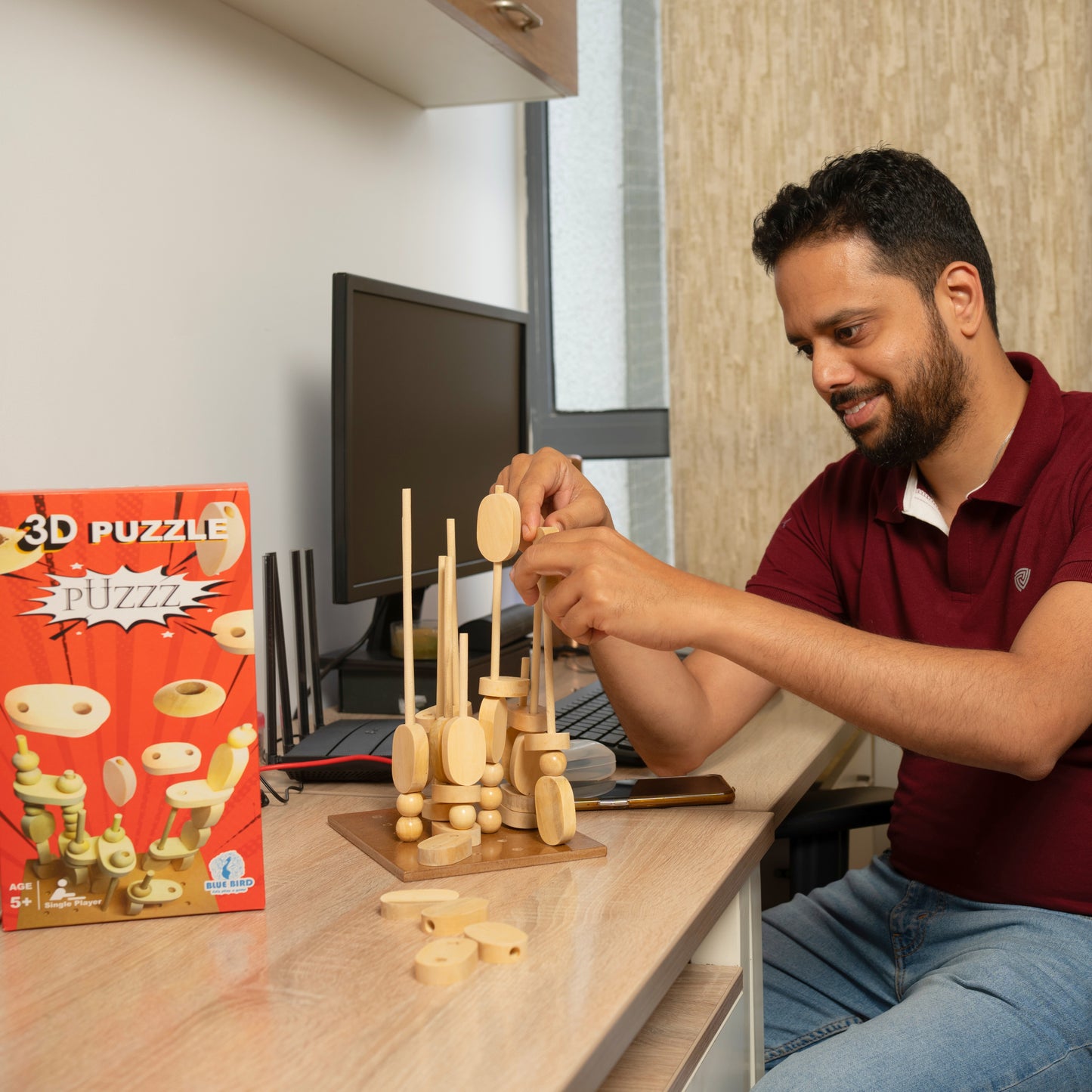 PUZZZ Unique 3D Constructional Puzzle Game For Age 5 Years & Above