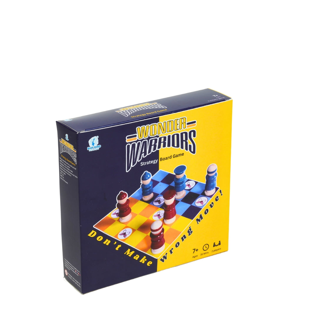 strategy board game, family game, blue bird strategy game, blue bird wonder warriors