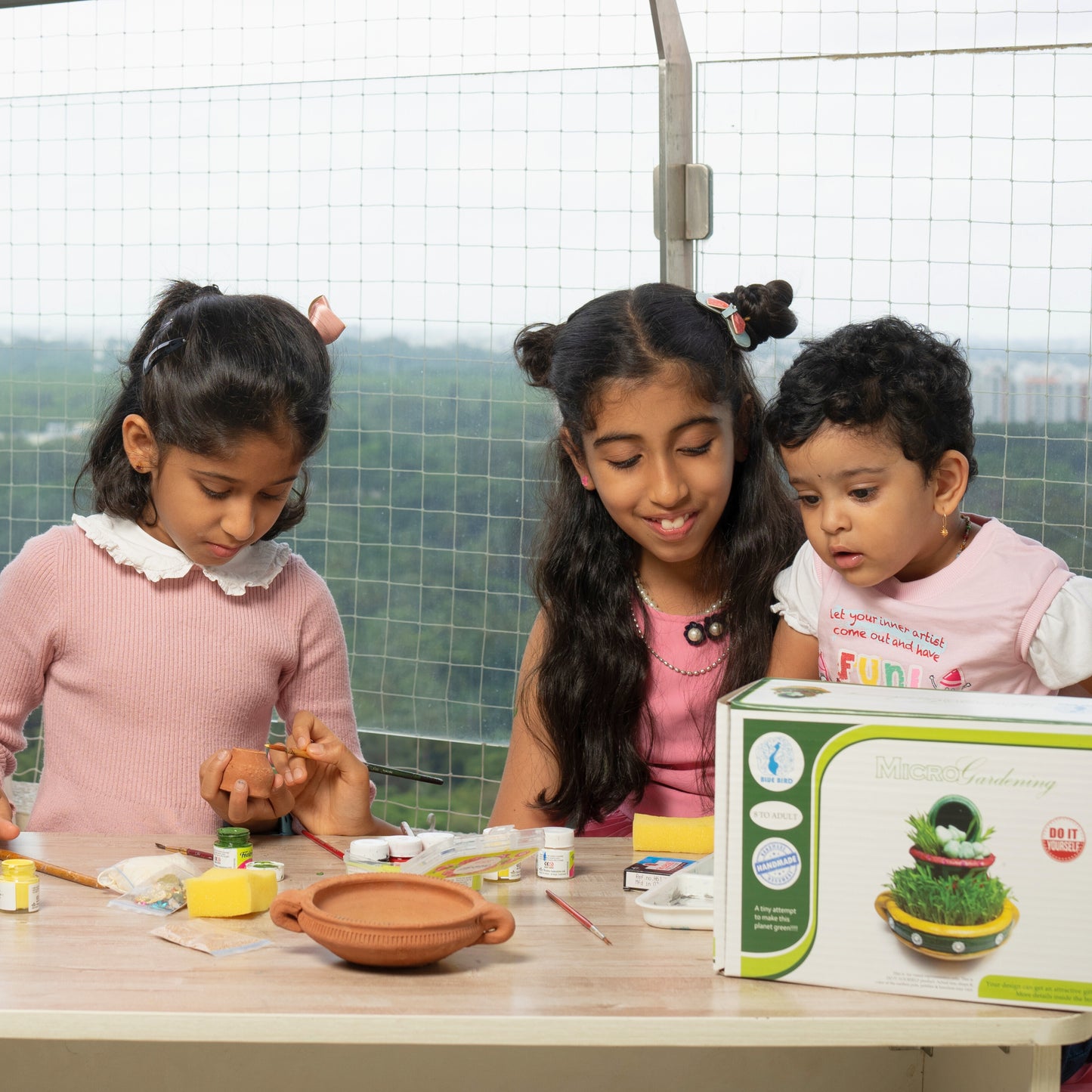 Micro Gardening DIY Complete Art & Craft Gardening Set For Age 8 Years & Above