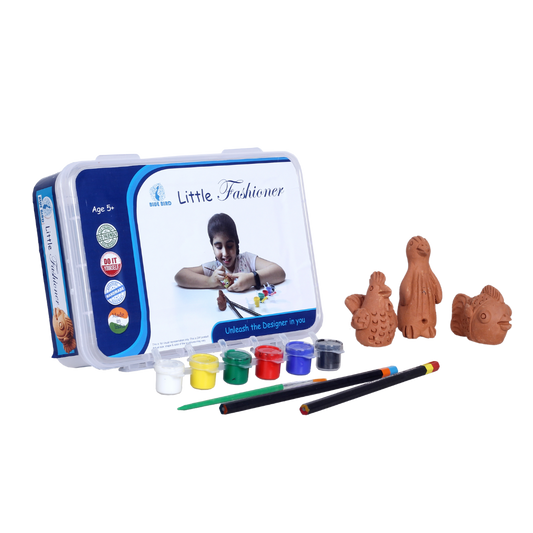 little fashioner penguin rooster fish art craft kit for kids