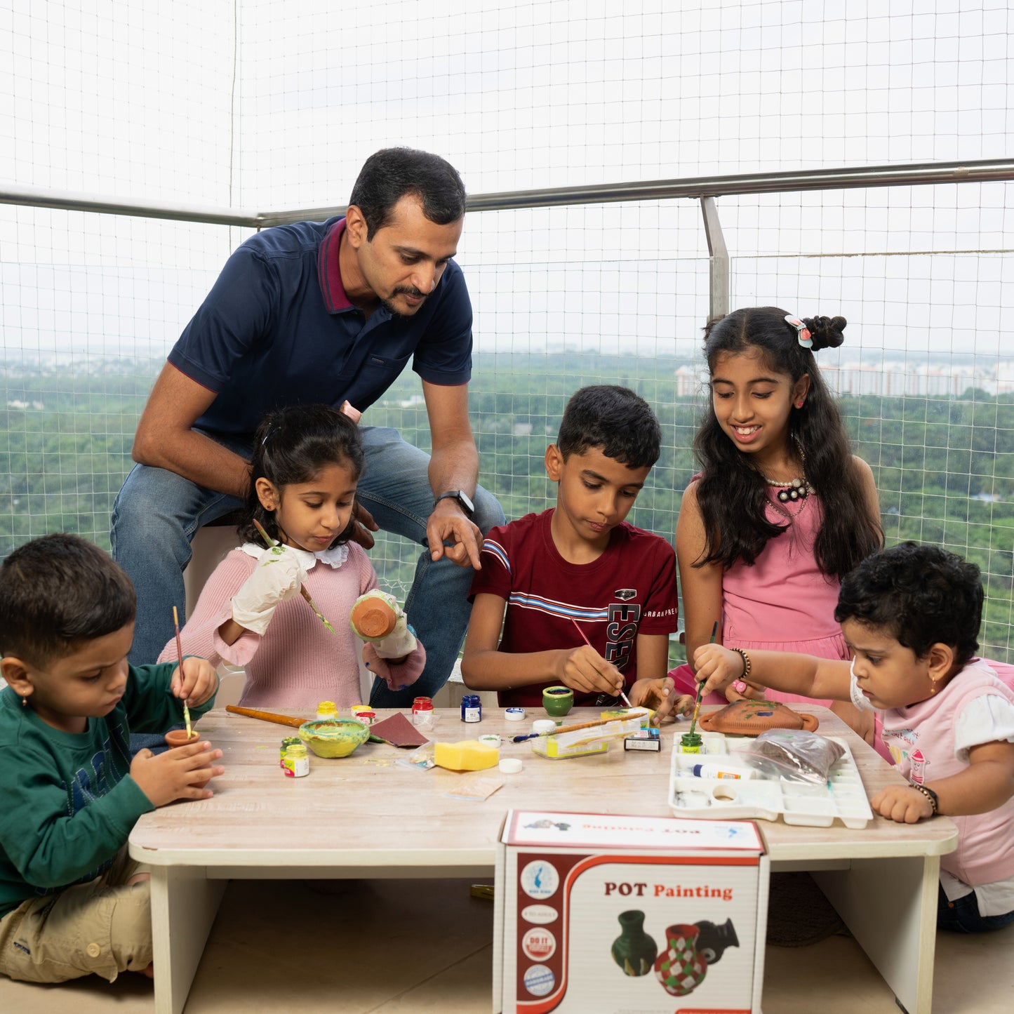 pot painting DIY set for kids age 8 plus